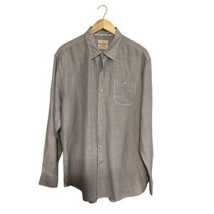 tommy bahama linen‎ jeans island crafted shirt Size L